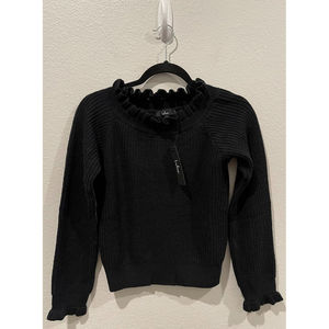 LULUS Black Knitted Sweater